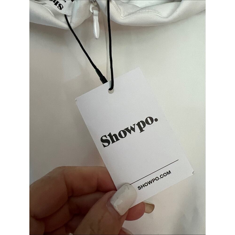 NWT REVOLVE Australia SHOWPO Macy midi dress white US 6 - Picture 7 of 9
